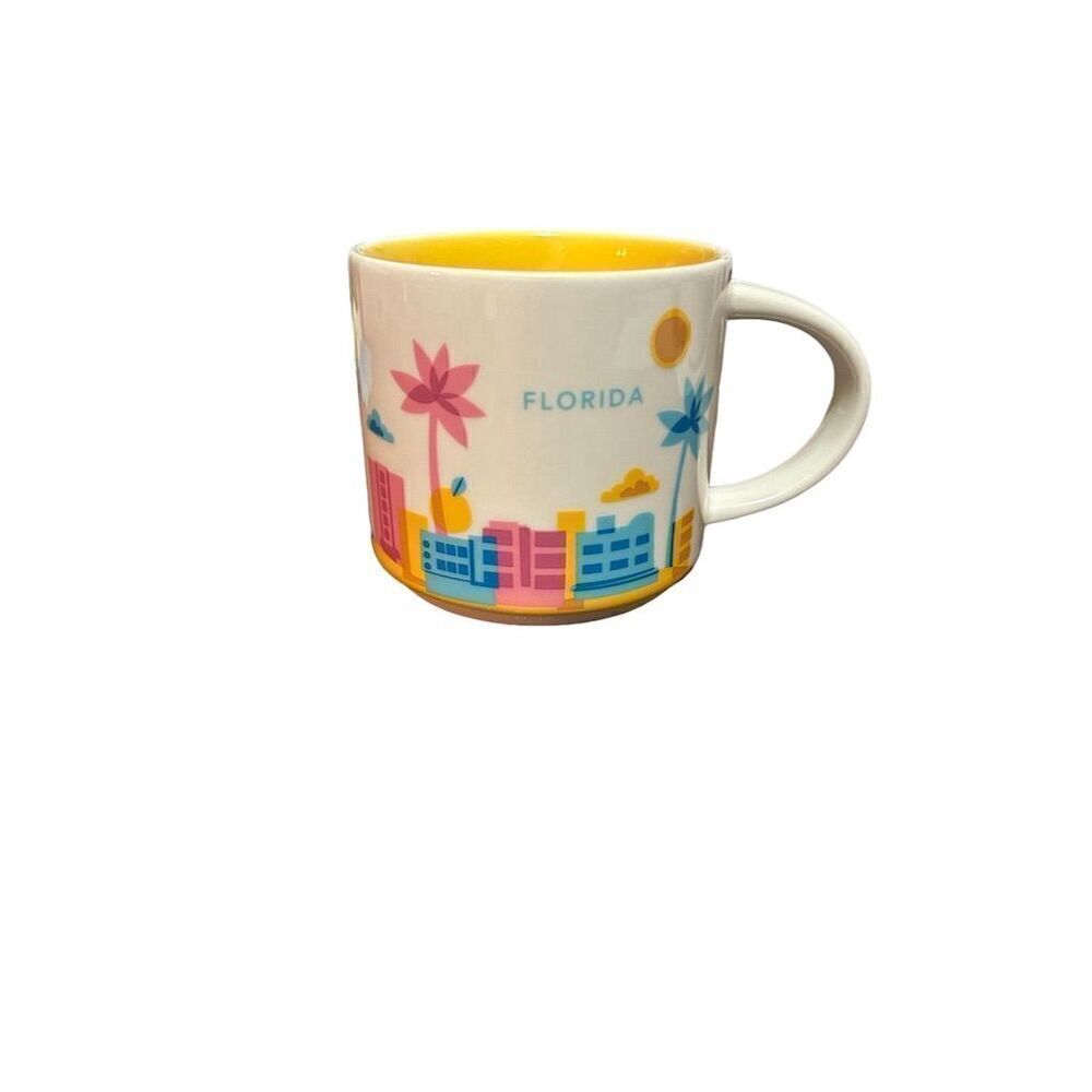 Starbucks You Are Here Collection Florida 14oz Ceramic Coffee Mug